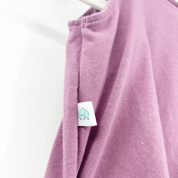 Elephant Moon Baby Girls Organic Cotton Button‎ Back Dungaree One Piece 6-12M - Picture 5 of 8